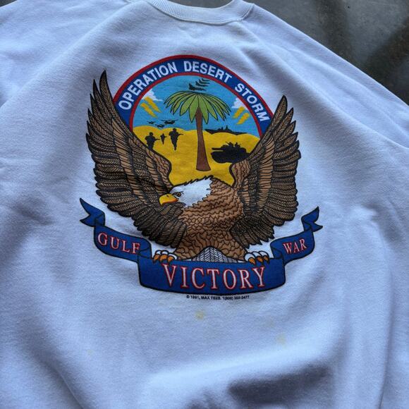 Vintage 90s Desert Storm Sweatshirt - Picture 2 of 5